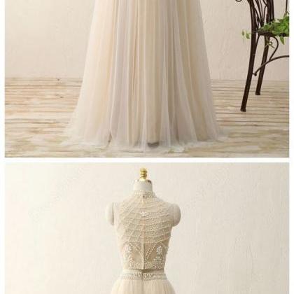 Prom Dresses,elegant Sweetheart Two-piece Tulle..