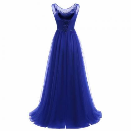 Prom Dresses,royal Blue Prom Dresses Tulle Wedding..