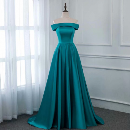 Prom Dresses,fashion Blue Evening Dress Pageant..