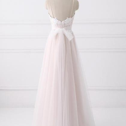 Prom Dresses,a- Line Princess Spaghetti Strap..