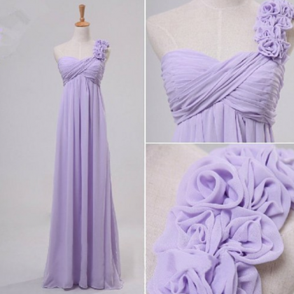 Prom Dresses,lavender Evening Dresses Sexy Chiffon..
