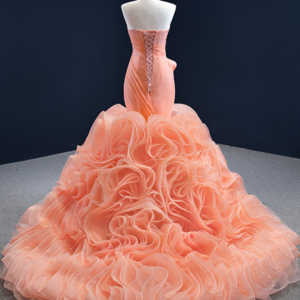Prom Dresses,orange Dresses Super Fairy Dream..