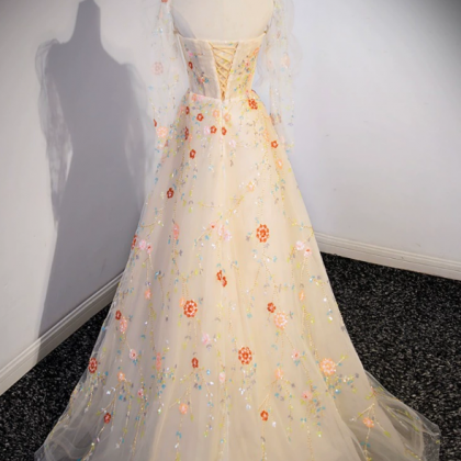 Prom Dresses,a-line Skirt Tulle Dress ，evening..