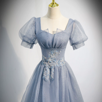 Prom Dresses,sparkling Blue Dresses, Party..