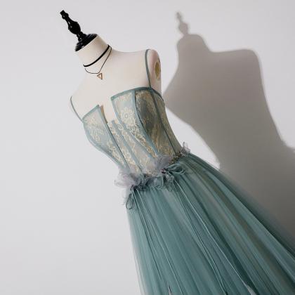 Prom Dresses,spaghetti Strap Prom Dress,elegant..