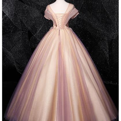 Prom Dresses,pink Evening Dresses, Puffy Dresses,..