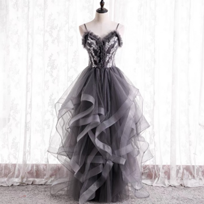 Prom Dresses,spaghetti Strap Evening Dress, ,..