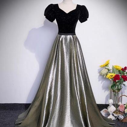 Prom Dresses,evening Gowns Banquet Black Long..