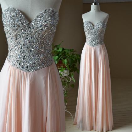 2016 Prom Dresses,blush Pink Evening Gowns,sexy..