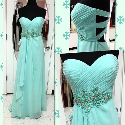 Mint Green Prom Dresses,evening Dresses, Fashion..