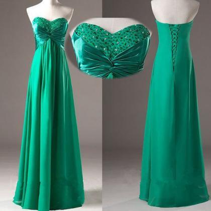 Green Prom Dresses,simple Prom Dress,sexy Prom..