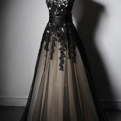 Prom Dresses,evening Dress,beautiful Black..