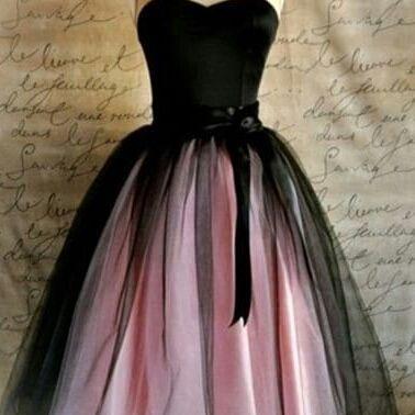 Prom Dresses,evening Dress,fashion Tulle Strapless..