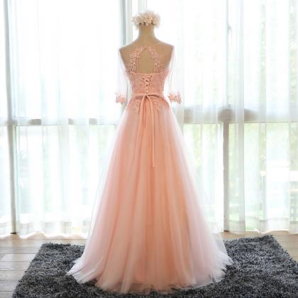 Prom Dresses,evening Dress,pink Bridesmaid..