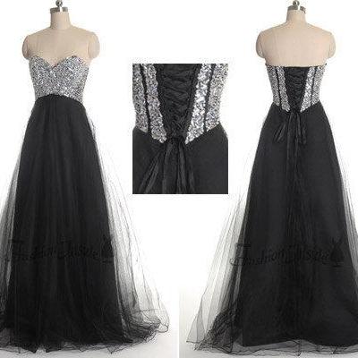 Prom Dresses,evening Dress,black Prom..