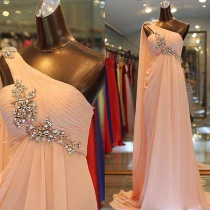 Prom Dresses,evening Dress,blush Pink Backless..