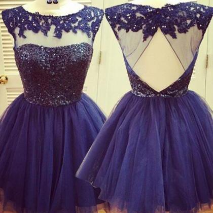 Homecoming Dresses,tulle Homecoming Gowns,backless..