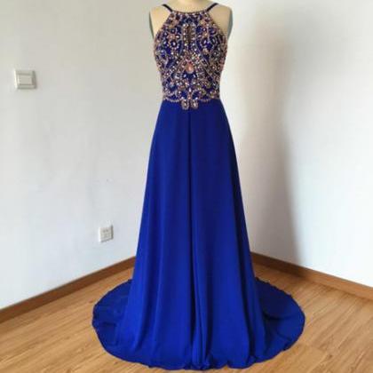 Prom Dresses,evening Dress,royal Blue Prom..