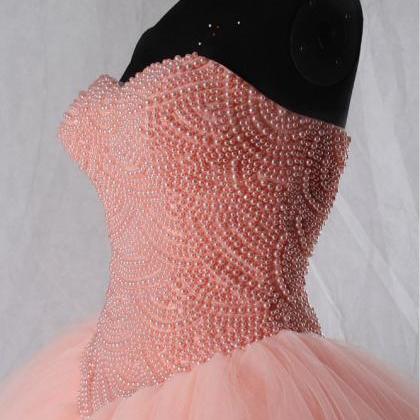 Prom Dresses,evening Dress,luxury Pink Quinceanera..