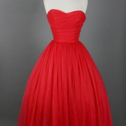 Prom Dresses,knee Length Prom Dresses,red Prom..