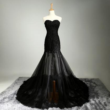 Prom Dresses,evening Dress,party Dresses,black..