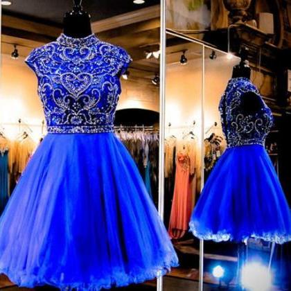 Homecoming Dresses,royal Blue Homecoming..