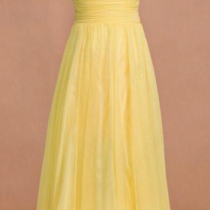 Prom Dresses,evening Dress,party Dresses,yellow..