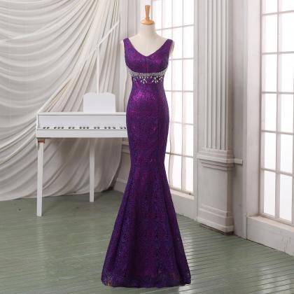 Prom Dresses,evening Dress,party Dresses,purple..