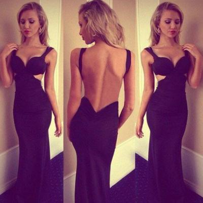 Charming EVENING Dress Sexy Prom Dress Mermaid PARTY Dress High Quality Backless Prom Dress