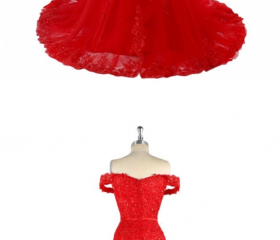 Sexy Mermaid Formal Lace-Up Dress Charming Evening Dress Y624 main image 1