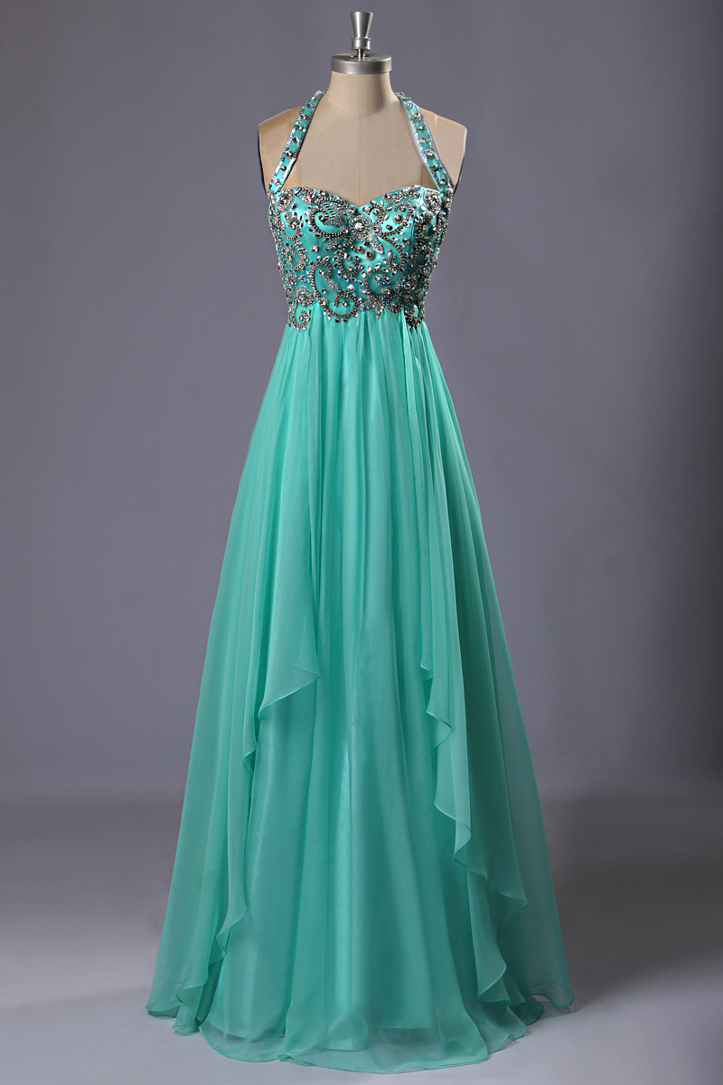 Green Prom Dress Para Formatura Chiffon Dress Formal Evening Dresses