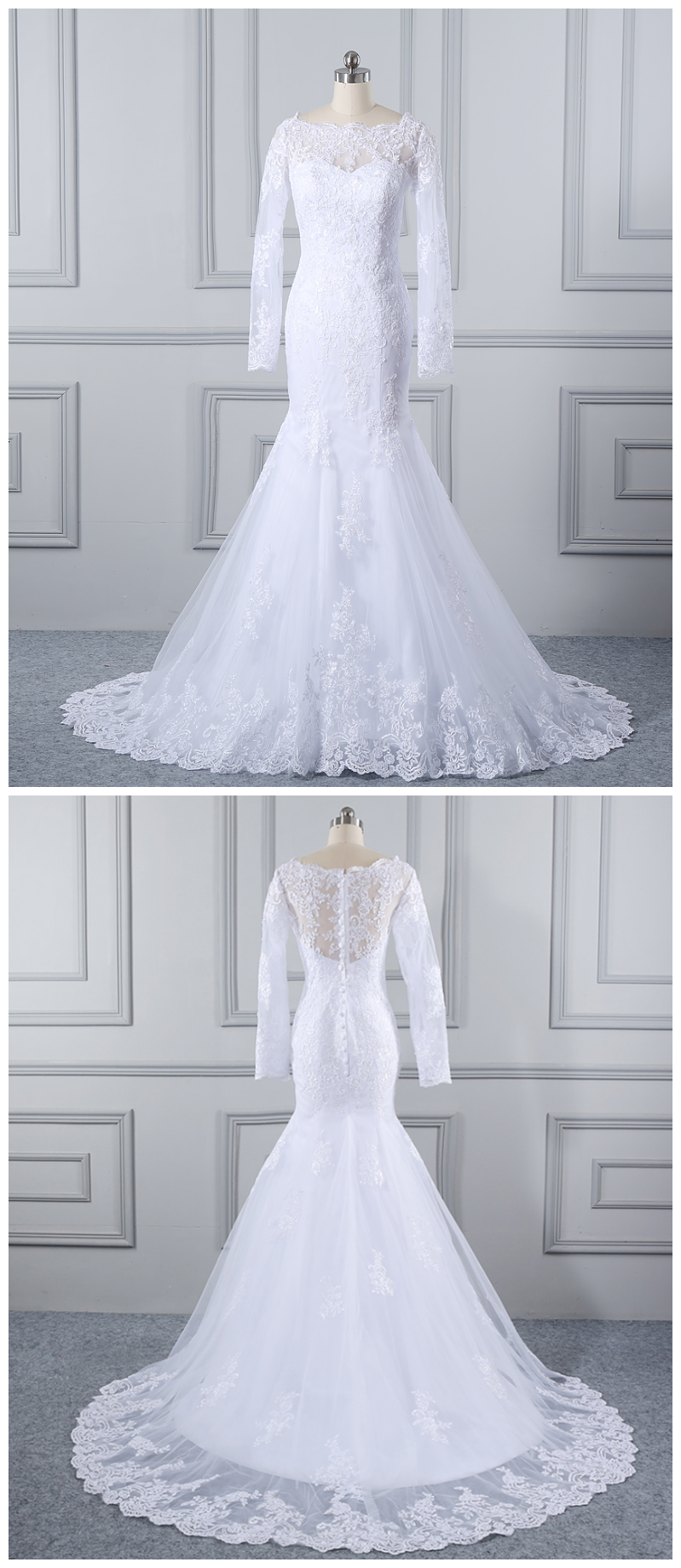 Ball Gown Wedding Gowns, Robe De Mariage Long Sleeve Lace Wedding Dress, Ball Gown Wedding Dresses Vestidos De Novia