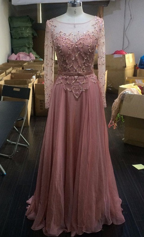 cocktail dress a line with sleeves Sweetheart 3/4 Sleeves A-Line Ankle Length Mother of The Bride Dresses main image 1