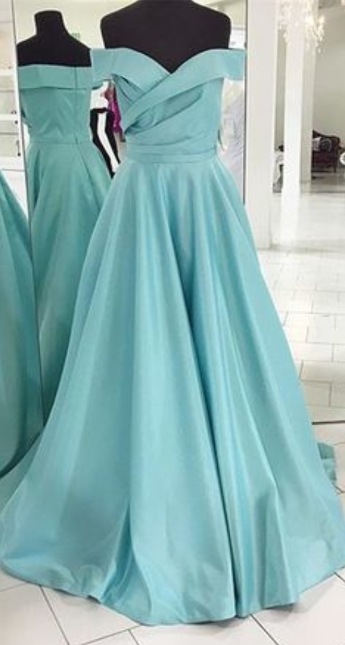 tiffany blue formal gown