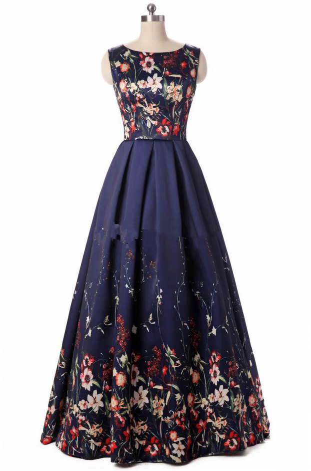 elegant print dresses 2017 Ellie Wilde Spring 2017 Prom Dresses