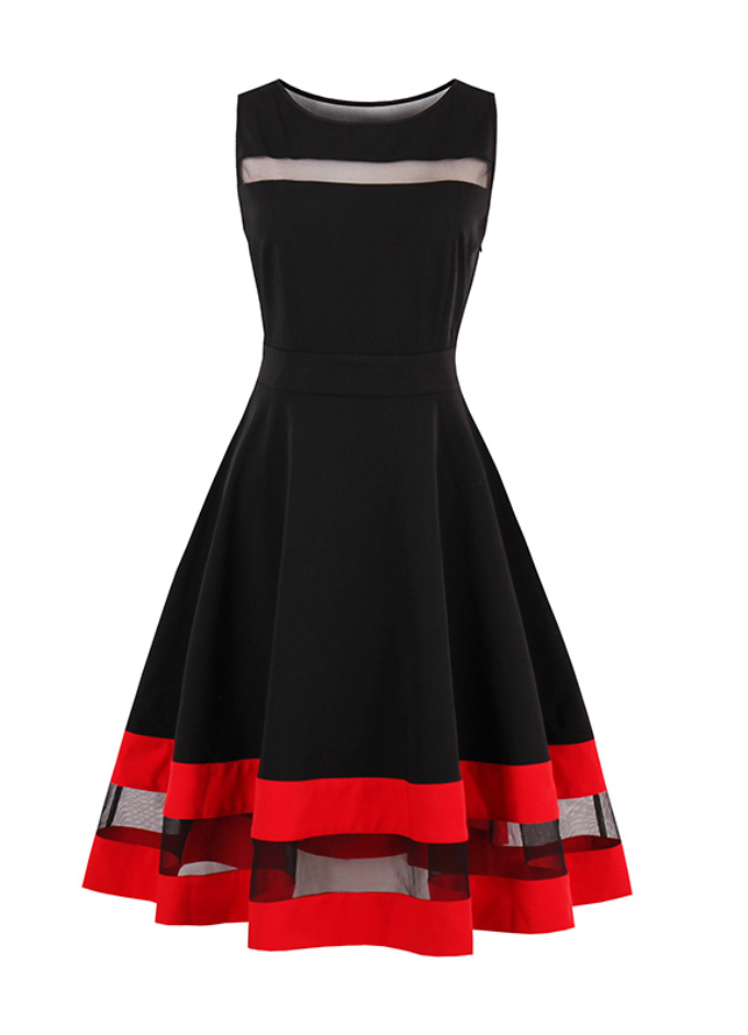 Scoop Neck Homecoming Dress Black Sleeveless Draped Knee Length A Line Gown Women Party Short Cocktail Homecoming Dress