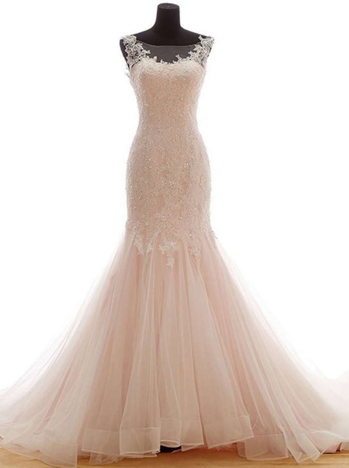beaded tulle sweetheart trumpet wedding dress Mori Lee Bridal 2469 - Long Tulle Trumpet Dress main image 0