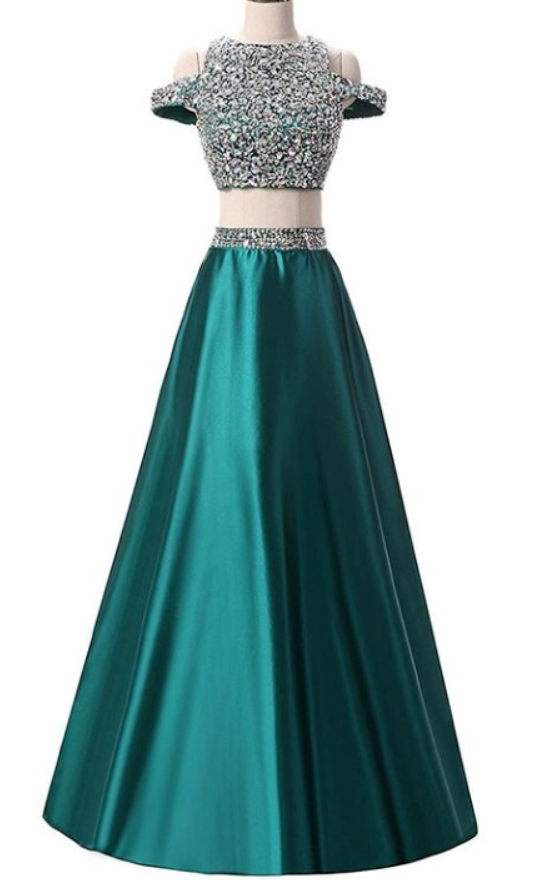 A-line Evening Gowns,sexy Ball Gowns, Custom Made Prom, Fashion,scoop Neck Party Gowns,floor-length Evening Gowns, Satin Prom Dresses Wit