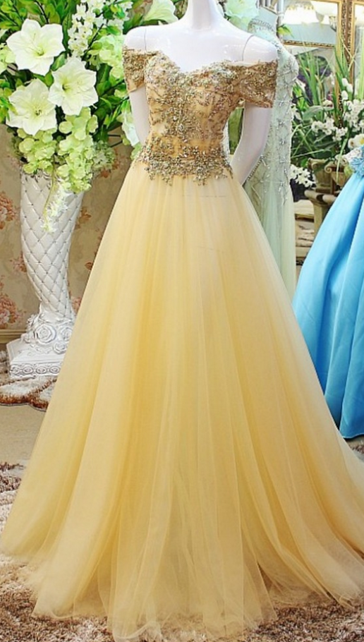 Beaded Prom Dress,off The Shoulder Prom Dress,illusion Prom Dress,fashion Prom Dress,sexy Party Dress, Evening Dress