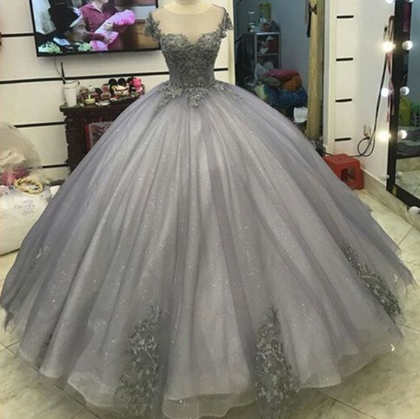 Elegant Prom Dress,long Prom Dresses,tulle Ball Gown Prom Formal Prom Dresses