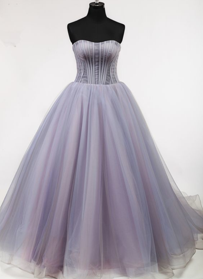 Sweetheart Corset Tulle Princess Ball Gown, Evening Dress, Prom Dress