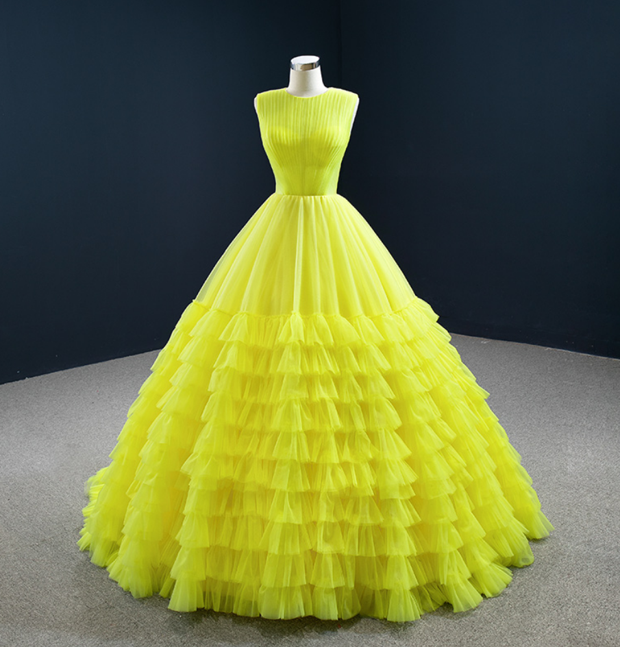 Prom Dresses,tall Collar Evening Dress Tulle Prom Dress on Luulla