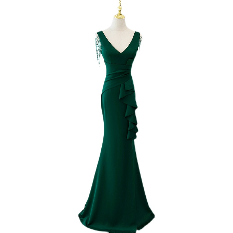 Prom Dresses,senior Evening Dress Female 2022 High-end Temperament Design Dress Long