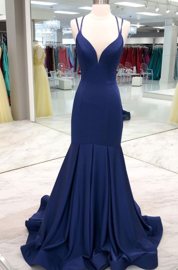Cheap Newest Evening Party Long Prom Dresses, Simple School Party Prom Dresses