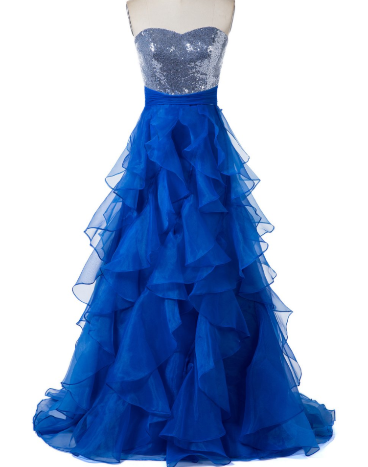 Prom Dresses,strapless Sweetheart Layers Tulle Prom Dresses