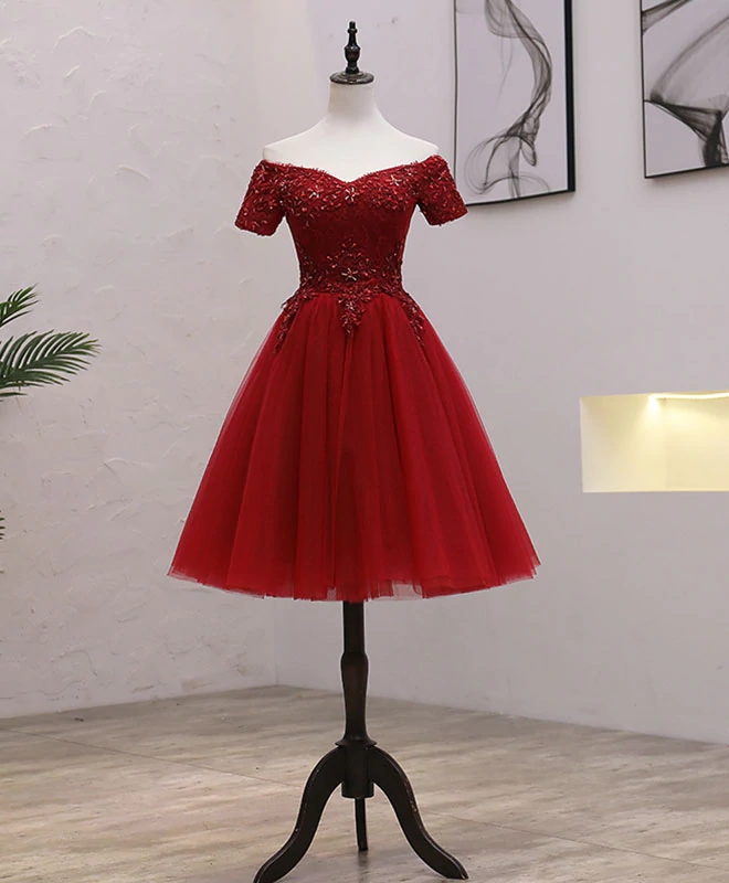short hot pink homecoming dresses Strapless Tight Red Pink Short Prom Dresses, Short Strapless Red Pink