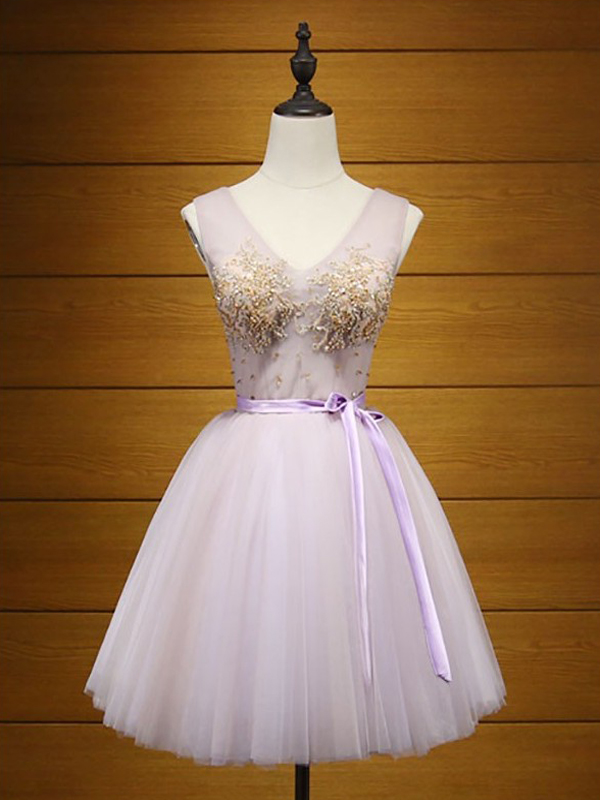 Elegant Short Homecoming Dresses, Beaded Grade Graduation Dresses Elegant Short Homecoming Dresses, Beaded Grade Graduation Dresses
