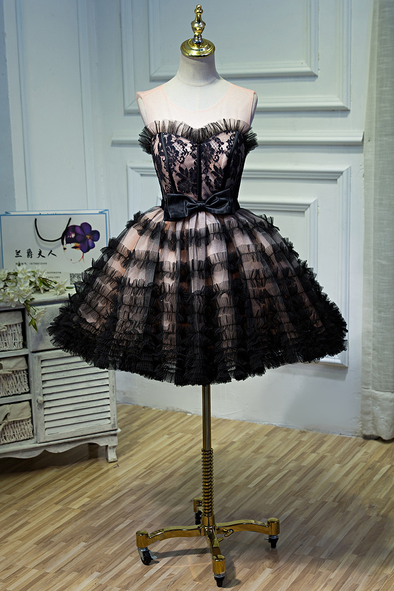 princess polly baby blue dress Short Host Evening Dress Banquet Annual Meeting Dress Black Princess Dress  Puffy Dress Adult Swe on Luulla