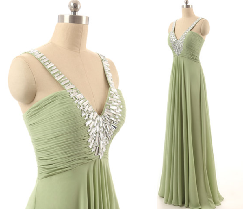 Prom Dresses,a-line Floor Length Chiffon Prom Dress Zipper Lace-up Bridesmaid Dresses Prom Dresses Long Chiffon Dresses