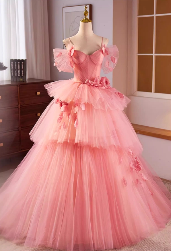 Prom Dresses,pink Evening Dresses Temperament Elegant High-end Fairy Dresses